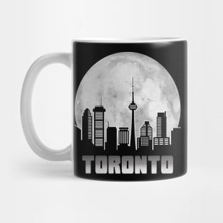 Toronto Canada Skyline Full Moon Mug